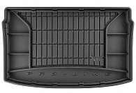 Коврик в багажник Volkswagen Polo '2017-> (верхний) Frogum (черный, резиновый)