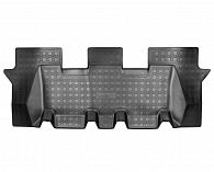 Коврики в салон Hyundai Santa Fe '2018-2024 (7 мест, 3 ряд) Norplast (черные)