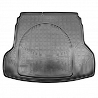 Коврик в багажник KIA Cerato '2018-> Norplast (черный, пластиковый)