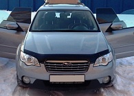 Дефлектор капота Subaru Legacy '2006-2009 (без логотипа) Sim