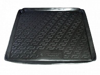 Коврик в багажник Peugeot 407 '2004-2010 (седан) L.Locker (черный, пластиковый)