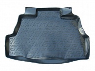 Коврик в багажник Nissan Almera '2006-2013 (седан) L.Locker (черный, пластиковый)