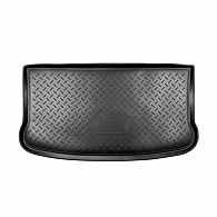 Коврик в багажник Mitsubishi Colt '2008-> (хетчбек) Norplast (черный, пластиковый)