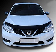 Дефлектор капота Nissan Pulsar '2014-> (без логотипа) Sim