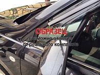 Дефлекторы окон Opel Corsa (E) '2014-2019 (хетчбек, 5 дверей, тёмные) Lavita