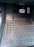 Коврик в салон Hyundai Ioniq 5 '2021-> (водительский) Avto-Gumm (черные)