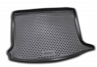 Коврик в багажник Renault Sandero '2007-2013 (хетчбек) Novline-Autofamily (черный, полиуретановый)