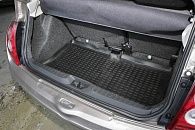 Коврик в багажник Nissan Micra '2003-2010 (хетчбек) Cartecs (черный, полиуретановый)