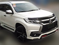 Дефлектор капота Mitsubishi Pajero Sport '2015-2019 (без логотипа) HIC