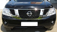 Дефлектор капота Nissan Patrol '2010-> (с логотипом) EGR