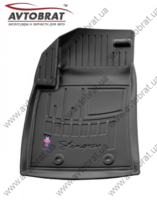 Коврик в салон Ford Fusion '2002-2012 (водительский) Stingray (черные)