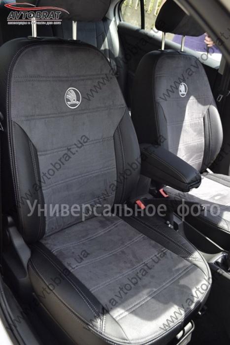 Чехлы на сиденья Skoda Octavia A5 '2004-2013 (исполнение Premium) Союз-Авто