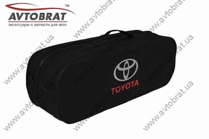 Сумка-органайзер в багажник Toyota черная (03-041-2Д) Poputchik
