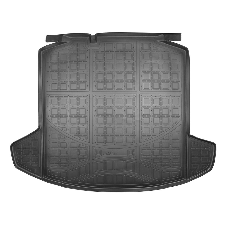Коврик в багажник Skoda Rapid '2012-> (седан) Norplast (черный, пластиковый)