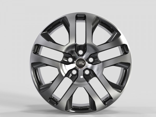 Диски R20 5x120 41.5 8.5J h 72.6 LR2241 GLOSS BLACK MACHINED FACE FORGED