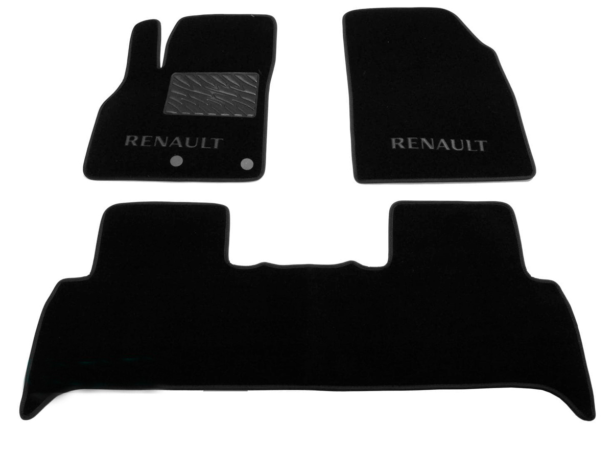 Коврики в салон Renault Scenic '2009-2016 (исполнение COMFORT, WIENA) CMM (черные)