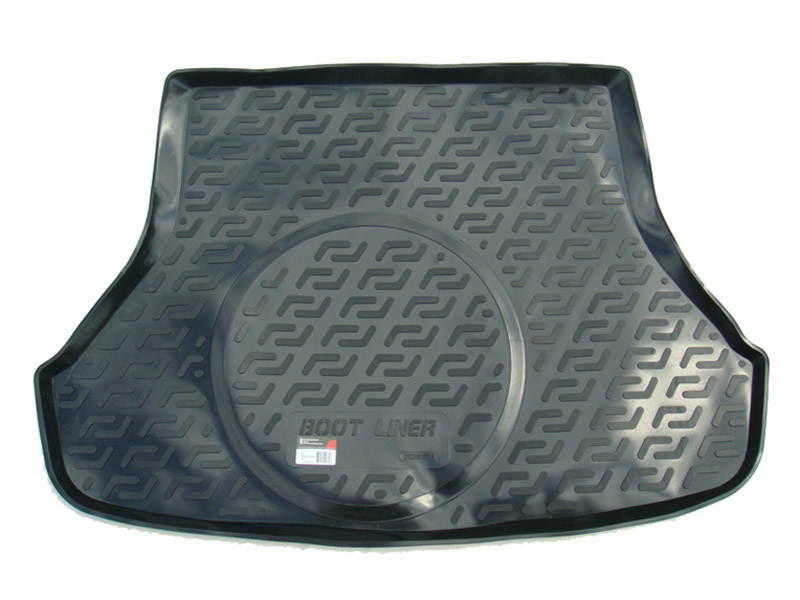 Коврик в багажник KIA Cerato '2013-2018 (седан) L.Locker (черный, резиновый)