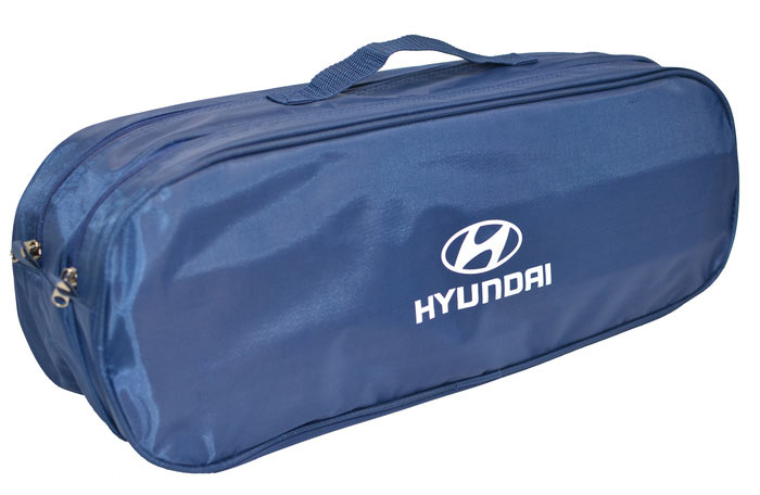 Сумка-органайзер в багажник Hyundai синяя (03-048-2Д) Poputchik