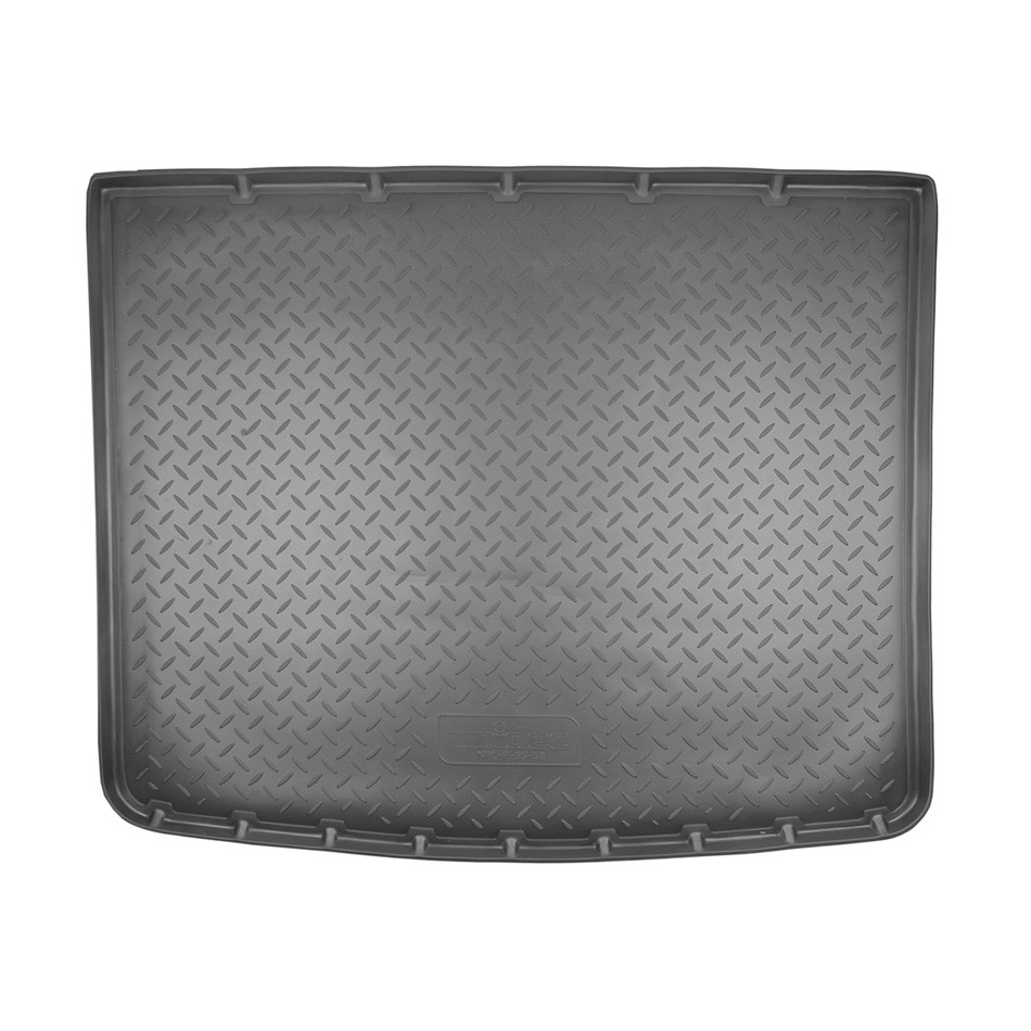 Коврик в багажник Volkswagen Touareg '2010-2018 (2-х зонный климат-контроль) Norplast (черный, пластиковый)
