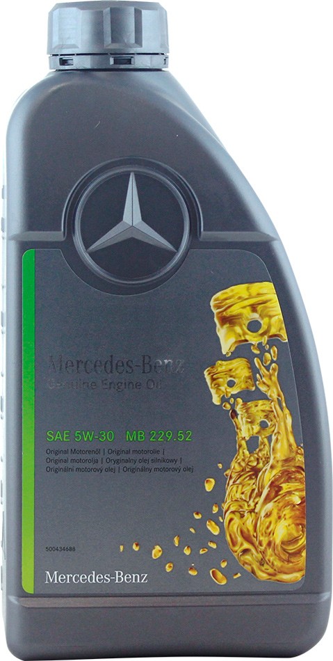Масло моторное Mercedes-Benz Genuine Engine Oil MB 229.52 5W-30 1 л (A000989550411FMEE)