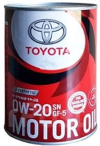 Масло моторное Toyota 0W20 SP/GF-6A 1 л (0888013206)