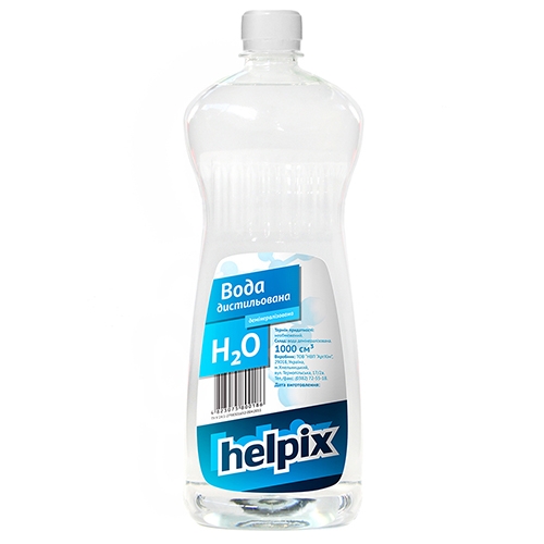 Вода дистиллированная HELPIX 1 л