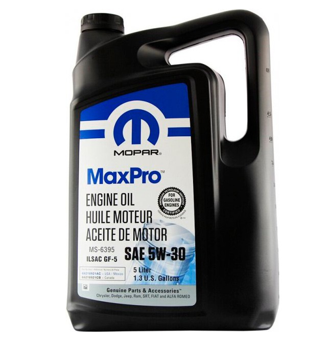 Масло моторное Mopar Maxpro SAE 5W-30 5 л (68218921AC)