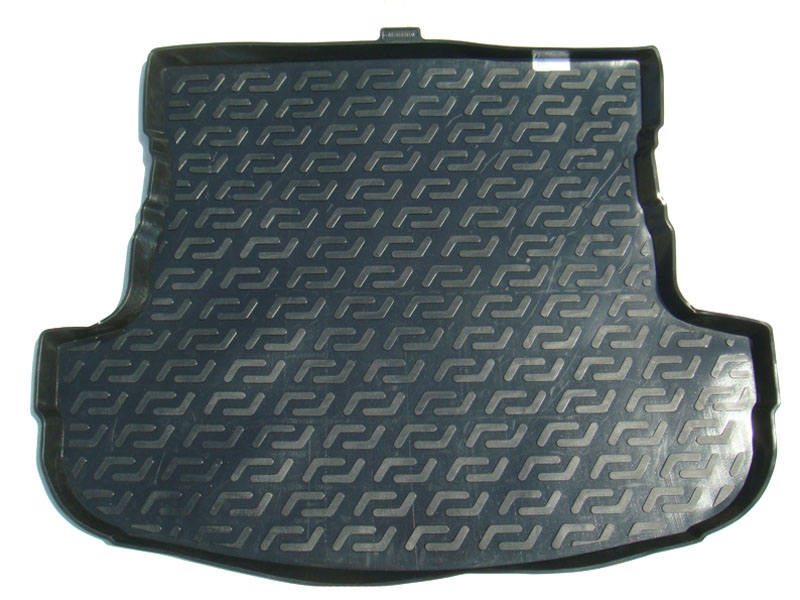 Коврик в багажник Mitsubishi Outlander '2012-> (без органайзера) L.Locker (черный, пластиковый)