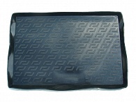 Коврик в багажник Peugeot Partner '2008-2018 (пассажирский) L.Locker (черный, пластиковый)