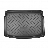 Коврик в багажник Peugeot 207 '2006-2012 (хетчбек) Norplast (черный, пластиковый)