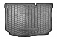 Коврик в багажник Ford Fiesta '2017-> Avto-Gumm (черный, пластиковый)