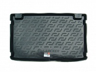 Коврик в багажник Hyundai Getz '2002-2011 (хетчбек) L.Locker (черный, пластиковый)