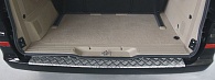 Накладка на бампер Mercedes-Benz Vito (W639) '2003-2014 (с загибом, алюминий) Alufrost