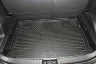 Коврик в багажник KIA Venga '2009-> (нижний) Novline-Autofamily (черный, полиуретановый)
